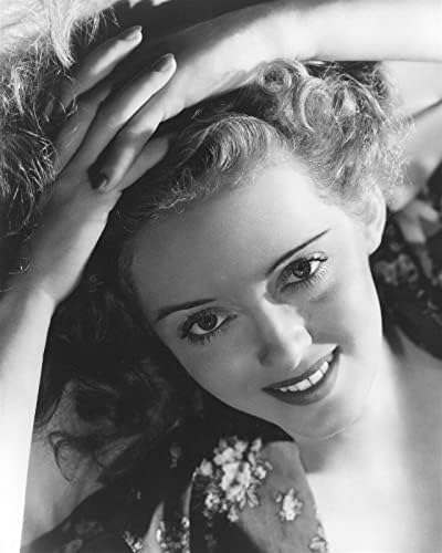 Bette Davis kamera 8x10 inç fotoğrafta ünlü gözlerini yanıp sönen gülümsüyor