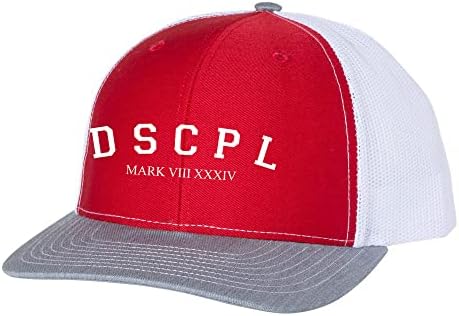 Trenz Gömlek Şirketi Christian DSCPL Öğrencisi Mark VIII XXXIV Erkek İşlemeli Örgü Geri şoför şapkası