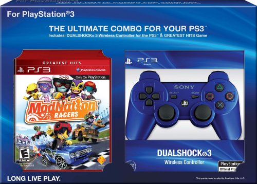 DualShock 3 Paketi ile ModNation Yarışçıları (Mavi) - Playstation 3
