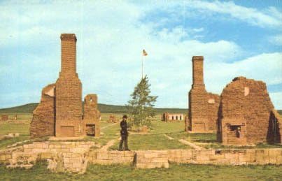 Fort Union Ulusal Anıtı, New Mexico Kartpostalı