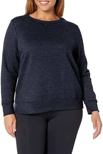 V-Çentikli Just My Beden Kadın Büyük Beden EcoSmart Sweatshirt