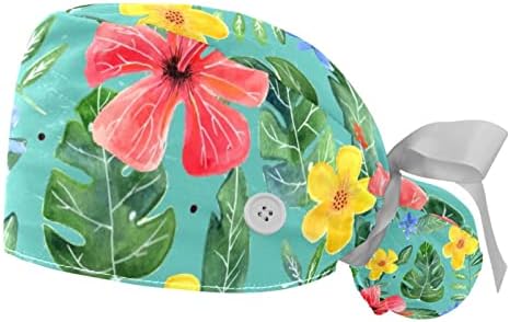 Yidax 2 Parça Paskalya Çiçekler Çalışma Şapka Kabarık Kap Bir Boyut Çok Renkli