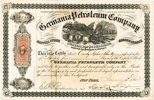 Germania Petrol A. Ş. - Stok Sertifikası