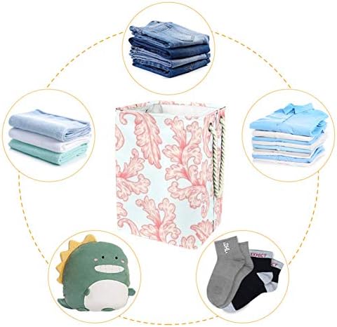Inhomer Çamaşır Sepeti Kürklü Yaprakları Katlanabilir çamaşır sepetleri Firma çamaşır Kutusu giysi saklama Organizasyon