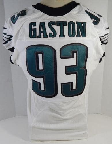 2014 Philadelphia Eagles Gregory Gatson 93 Oyunu Beyaz Forma Çıkardı 48+4 702 - İmzasız NFL Oyunu Kullanılmış Formalar