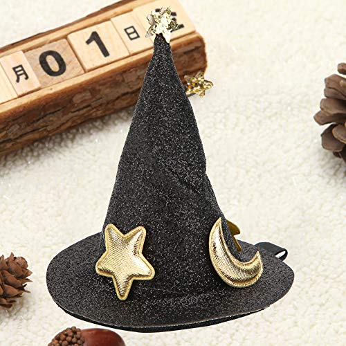 5 adet Mini cadı şapkası saç tokası Sevimli saç Klipleri Cadılar Bayramı Yeni Yıl Noel Tatili Çocuk için saç Dekorasyon