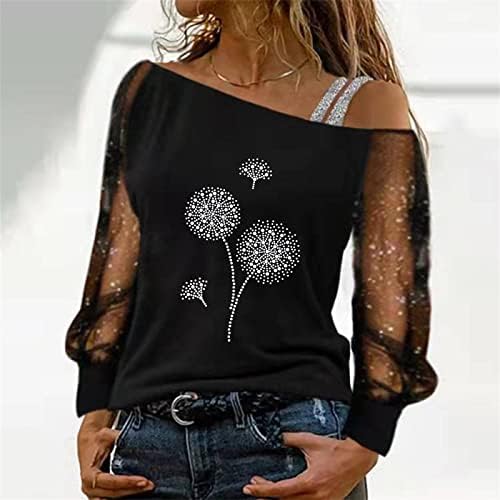 Yubnlvae Tişörtü Moda Rahat T - Shirt Kadınlar için Kare Boyun Gevşek Fit Sevimli Hafif Uzun Kollu Degrade Yaz