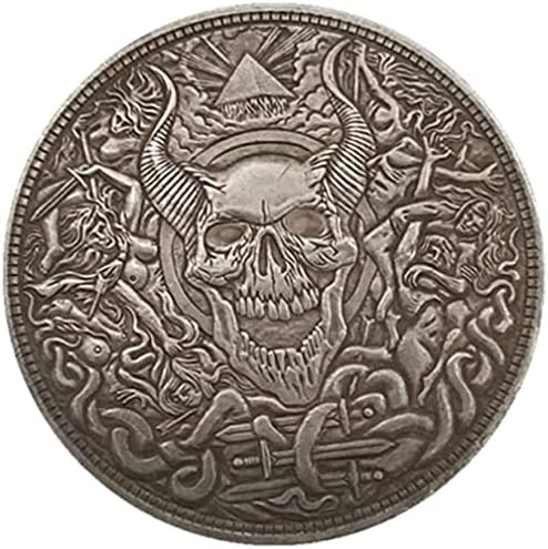 Mücadelesi Coin Antika El Sanatları 1907 Hint Gümüş Dolar Gümüş Yuvarlak hatıra parası Sikke 1043 Sikke Koleksiyonu