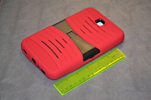 [Gergedan] TM Kırmızı Ağır Sağlam Darbe hibrid telefon kılıfı İnşa Kickstand Koruyucu samsung kılıfı Tablet Galaxy