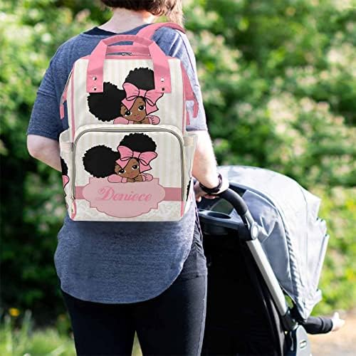 InterestPrint Kişiselleştirilmiş bebek bezi sırt çantası Özelleştirilmiş Anne Hemşirelik Anne Seyahat Sırt Nappy Çanta
