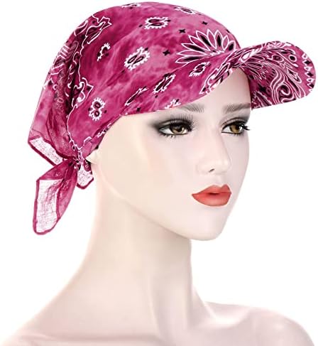 Kadınlar Çiçek beyzbol bere Şapka islami türban Güneş Koruma Başörtüsü Vizörlü Hafif Hımbıl beyzbol şapkası
