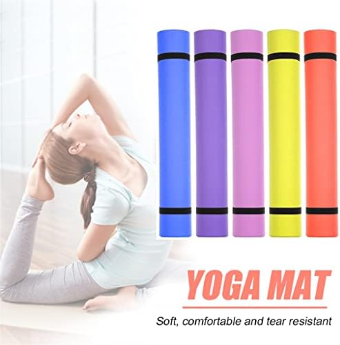 WDBBY Yoga Mat Spor Spor Mat 4mm Kalın Yoga Mat Tüm Amaçlı Egzersiz Mat (Renk: Turuncu, boyutu
