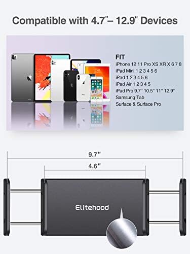 elitehood Alüminyum Tablet Zemin Standı ve Masaüstü Tablet Standı Paketi