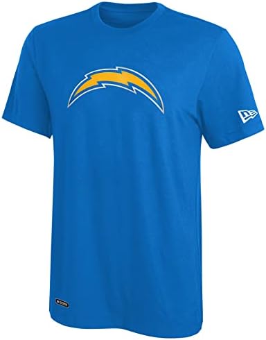Yeni Dönem NFL erkek Stadyum Logosu kısa kollu tişört, Los Angeles Şarj Cihazları, Küçük