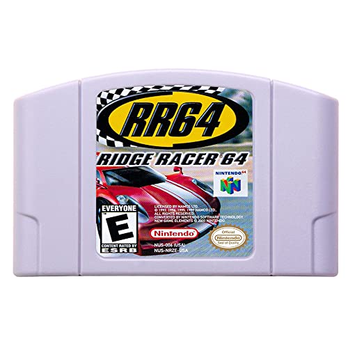 Yeni N64 Oyunları Kartuşu RR64-Ridge Racer 64 ABD Versiyonu NTSC İçin N64 Konsol Oyun Kartı