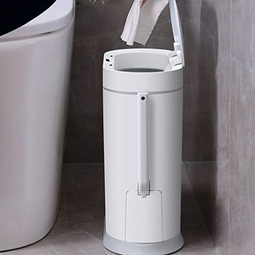 LXXSH 8L Akıllı çöp tenekesi Ev Indüksiyon Su Geçirmez Tuvalet Kapağı Tuvalet Fırçası Entegre Kağıt Baske çöp kutusu