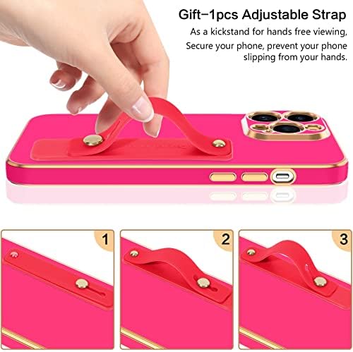 BENTOBEN iPhone 14 Pro Max Kılıf ile Uyumlu, ince Lüks Elektroliz Tampon Kadın Erkek Kız Koruyucu Yumuşak Kılıf Kapak