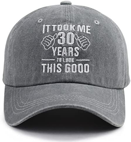 Nxızıvmk Bu Iyi Bakmak için Bana 30 Yıl Sürdü Şapka, komik Ayarlanabilir Nakış 30th Doğum Günü Beyzbol Şapkası Kadın
