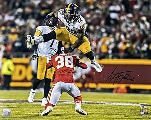 Najee Harris İmzalı Pittsburgh Steelers 16x20 Fotoğraf Fanatikleri-İmzalı NFL Fotoğrafları