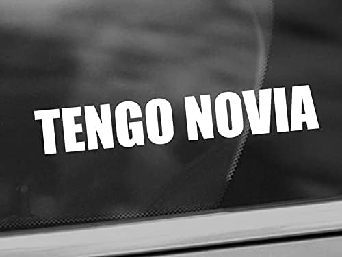 Tengo Novia Toxica Çıkartması-Komik İlişki Çıkartması-Araba / Kamyon Pencere Çıkartması-Tampon çıkartması-Komik İspanyolca