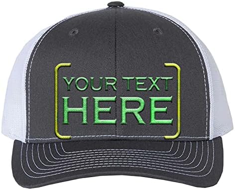 Metninizle Birlikte Mato & Hash Özel Şapkalar / iş için işlemeli şapka / Kamyoncu Richardson 112